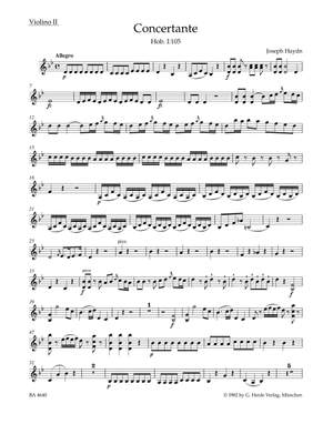 Haydn, FJ: Concertante for Oboe, Bassoon, Violin, Violoncello and Orchestra (Hob.I:105) (Urtext)