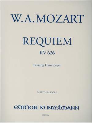 Mozart, Wolfgang Amadeus: Requiem (Neufassung von 2006) d-Moll KV 626