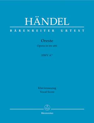 Handel, GF: Oreste (HWV A/11) (It) (Urtext)