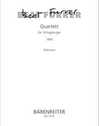 Furrer, B: Quartet for Percussion (1995)
