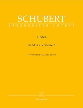 Schubert: Lieder Volume 3 (op. 80-98) (Urtext)