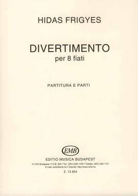 Hidas, Frigyes: Divertimento (woodwind octet)