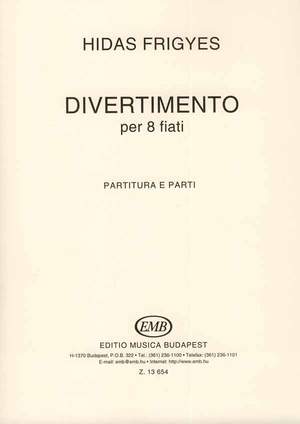 Hidas, Frigyes: Divertimento (woodwind octet)