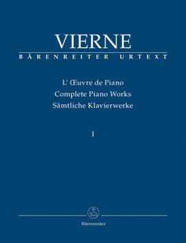 Vierne, L: Piano Works Vol. 1: The Early Works (1893-1900) (Urtext)