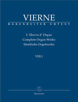 Vierne, L: Organ Works Vol. 8/1: Pieces en style libre pour orgue ou harmonium (Livre I, 1-12), Op.31 (Urtext)