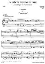 Vierne, L: Organ Works Vol. 8/1: Pieces en style libre pour orgue ou harmonium (Livre I, 1-12), Op.31 (Urtext) Product Image
