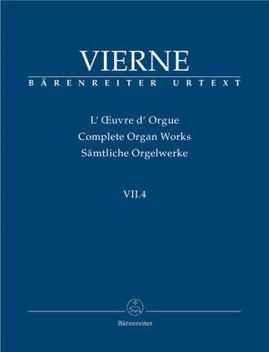 Vierne, L: Organ Works Vol. 7/4: Pieces de Fantaisie en quatre suites (Livre IV, 19-24), Op.55 (Urtext)