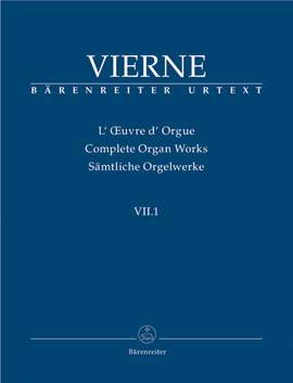 Vierne, L: Organ Works Vol. 7/1: Pieces de Fantaisie en quatre suites (Livre I, 1-6), Op.51 (Urtext)