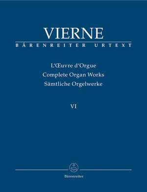 Vierne, L: Organ Works Vol. 6: Symphonie No.6, Op.59 (Urtext)