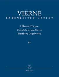 Vierne, L: Organ Works Vol. 3: Symphonie No.3, Op.28 (Urtext)