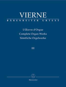 Vierne, L: Organ Works Vol. 3: Symphonie No.3, Op.28 (Urtext)