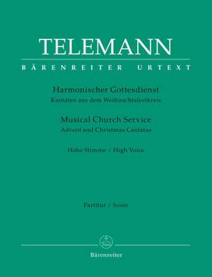 Telemann: Harmonischer Gottesdienst - Advent and Christmas Cantatas (High Voice)