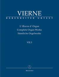 Vierne, L: Organ Works Vol. 7/3: Pieces de Fantaisie en quatre suites (Livre III, 13-18), Op.54 (Urtext)