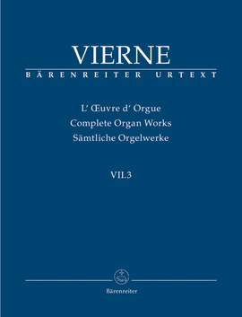 Vierne, L: Organ Works Vol. 7/3: Pieces de Fantaisie en quatre suites (Livre III, 13-18), Op.54 (Urtext)