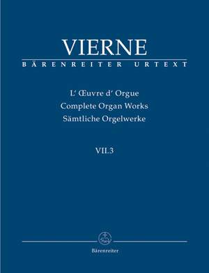 Vierne, L: Organ Works Vol. 7/3: Pieces de Fantaisie en quatre suites (Livre III, 13-18), Op.54 (Urtext)