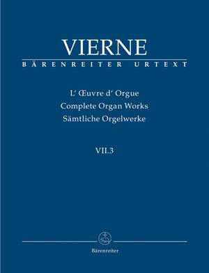 Vierne, L: Organ Works Vol. 7/3: Pieces de Fantaisie en quatre suites (Livre III, 13-18), Op.54 (Urtext)