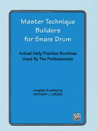 Master Technique Builders for Snare Drum