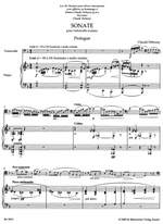 Debussy, Claude: Sonate pour violoncello et piano. Sonata for Violoncello and Piano (Urtext) Product Image
