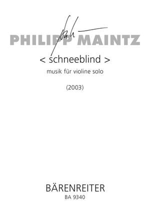 Maintz, P: schneeblind (2003)