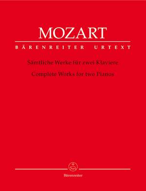 Mozart,&#x20;WA&#x3A;&#x20;Complete&#x20;Works&#x20;for&#x20;two&#x20;Pianos&#x20;&#x28;Urtext&#x29;