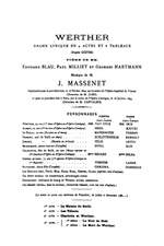 Jules Massenet: Werther Product Image