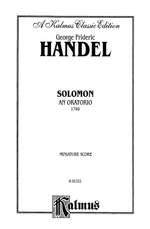 George Frideric Handel: Solomon (1749) Product Image