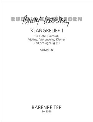 Kelterborn, R: Klangrelief I