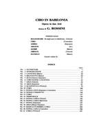 Gioacchino Rossini: Ciro in Babalonia Product Image