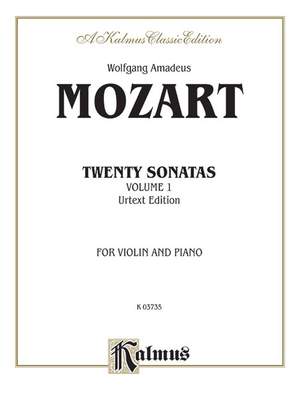 Wolfgang Amadeus Mozart: Twenty Sonatas (Urtext)