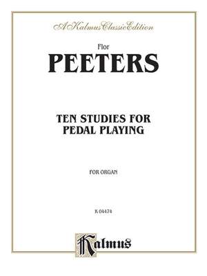 Flor Peeters: Ten Studies for Pedal Playing