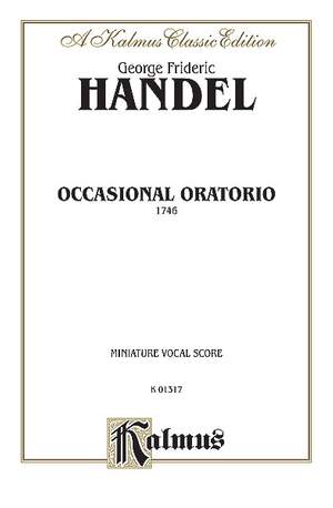 George Frideric Handel: The Occasional Oratorio