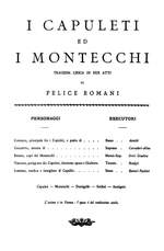 Vincenzo Bellini: I Capuletti Product Image