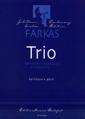 Farkas, Ferenc: Trio (piano trio)