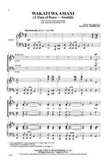 Sally K. Albrecht: Wakati wa Amani (A Time of Peace -- Swahili) SATB Product Image