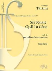 Tartini: 6 Sonatas, Op. 2: Nr. 1-3
