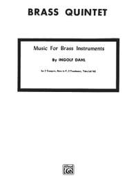 Ingolf Dahl: Music for Brass Instruments