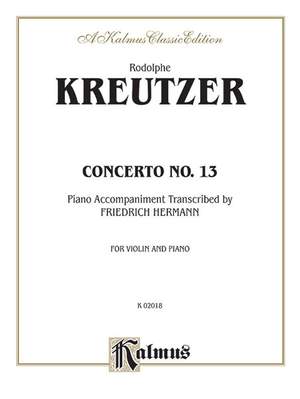 Rudolphe Kreutzer: Concerto No. 13