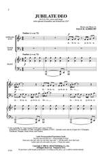 Sally K. Albrecht: Jubilate Deo SATB Product Image