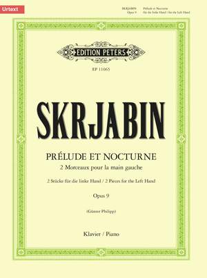 Skryabin, A: Prélude in C# minor & Nocturne in Db, Op.9