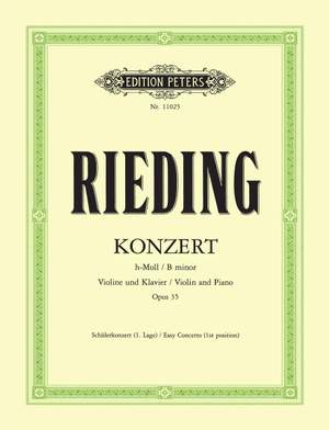 Rieding, O: Concerto in B minor Op.35