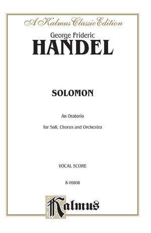 George Frideric Handel: Solomon (1749)