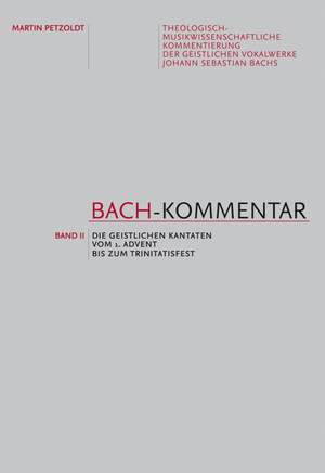 Petzoldt M: Bach-Kommentar (G). 