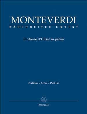Monteverdi, C: Il ritorno d'Ulisse in patria (It) (Urtext)
