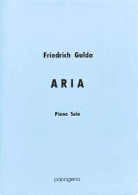 Gulda, Friedrich: Aria Piano Solo