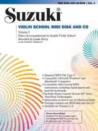 Suzuki Violin School MIDI Disk Acc./CD-ROM, Volume 5