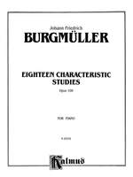 Johann Friedrich Burgmüller: Eighteen Characteristic Studies, Op. 109 Product Image