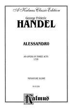 George Frideric Handel: Alessandro (1726) Product Image