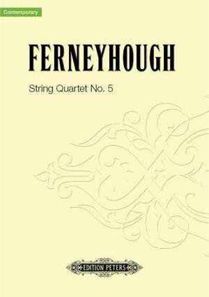 Ferneyhough, Brian: String Quartet No.5 (score)