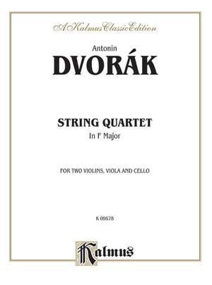 Antonin Dvorák: Quartet in F Minor, Op. 9
