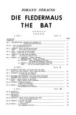 Johann Strauss, Jr.: Die Fledermaus (The Bat) Product Image